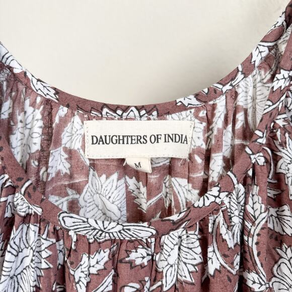 DOI Sahana Gown Maxi Dress Brown Floral Print - Picture 6 of 13